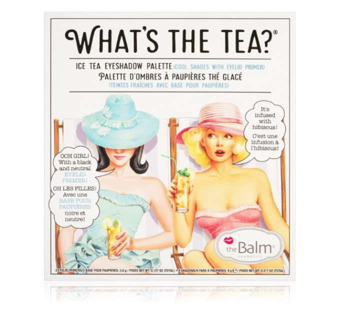 Палитра теней TheBalm What's the Tea? Ice Tea (9 оттенков теней и 2 праймера)